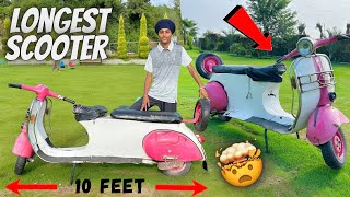 World’s Largest Scooter 😲 Duniya Ka Sabse Lamba Scooter 🛵