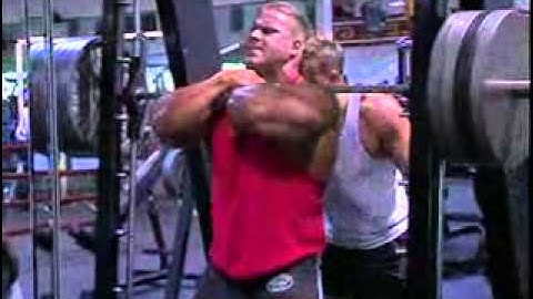 Jay Cutler Smith Front Squat