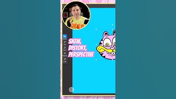 Skew, Distort, Perspective - Intro to Adobe Fresco: Transform and Select Tips Part 3 #shorts