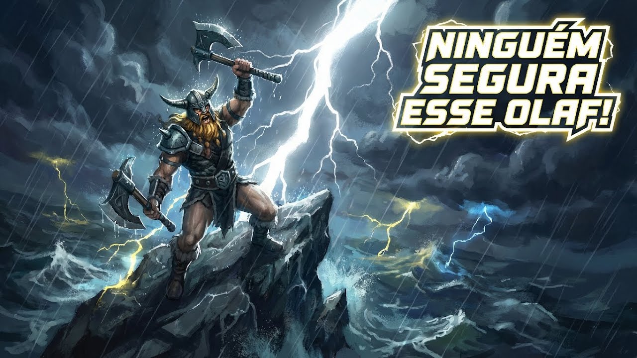 POUCOS JOGAM OLAF DESSE JEITO! LOL WILD RIFT