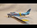 HELLER 1/72 N.A. F-86 F Sabre - A Build In Pictures (Forgotten Valor Group Build)
