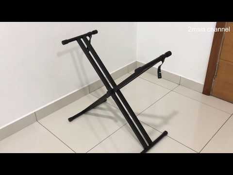 BSL Q-2X Double X Adjustable Keyboard Stand Bracket Digital Piano Installation X琴架安装