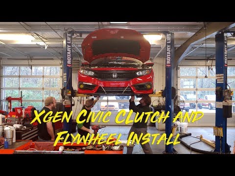 2017 Civic - Clutchmasters FX350 and Single Mass Flywheel Install.
