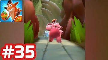 Crash Bandicoot: On The Run - Gameplay Walkthrough - Part 35 Inferno Pink Elephant (iOS/Android)