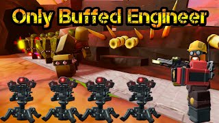 Only Buffed Engineer Fallen Mode Roblox Tower Defense Simulator