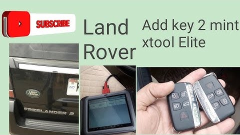 Land Rover add key 2 mint xtool Elite Range Rover 👈👍