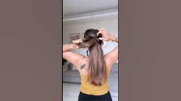 Voluminous Ponytail Hack 😘🥵| @KnotMePretty #shorts #hairstyle #knotmepretty