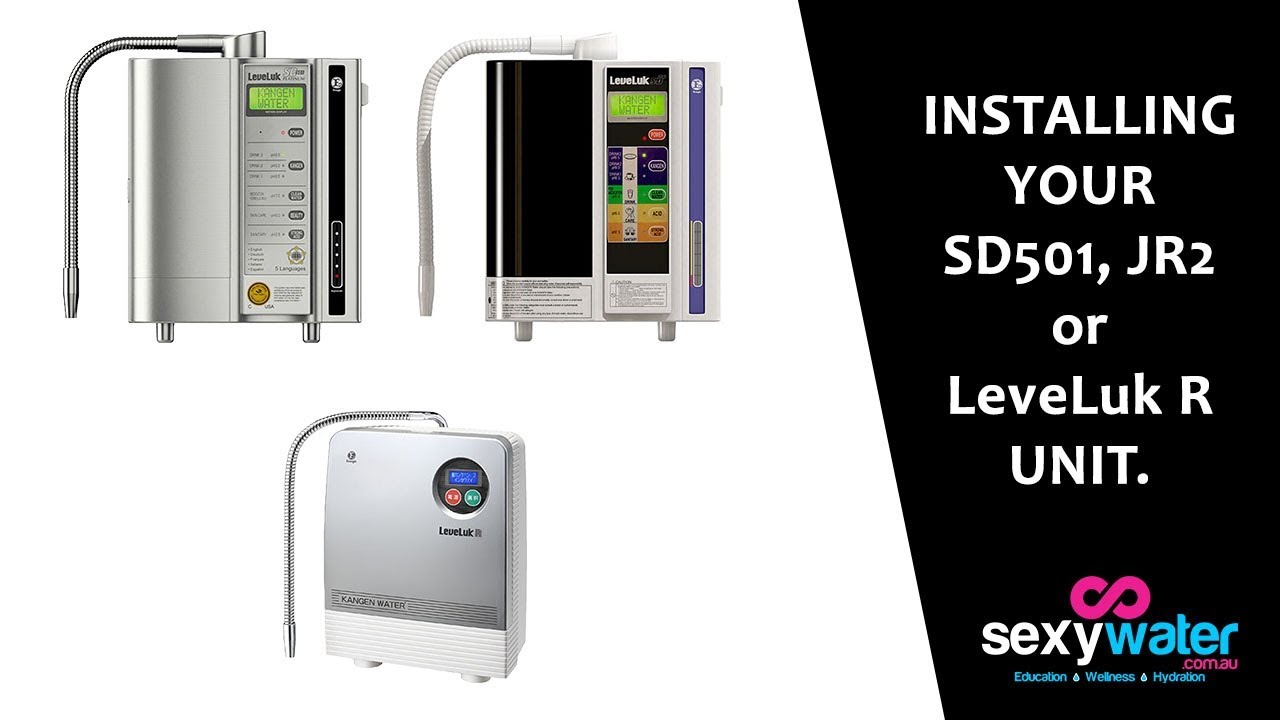 How To Install Your Enagic Kangen Water Unit - YouTube