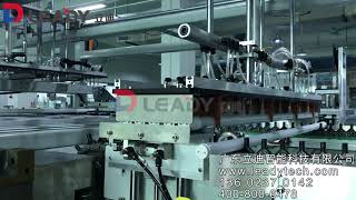Semi-automatic assembly line for T8 LED light tube