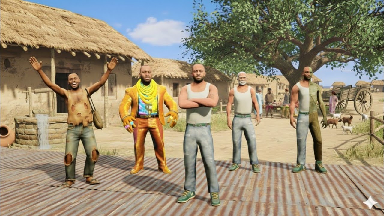 🤩Franklin going Grand Father Village In INDIAN BIKE DRIVING 3D