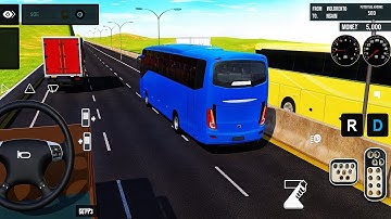 New Euro Coach Bus Simulator - Indonesia Coach Bus Driving 2025 - Android Gameplay