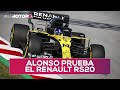 Fernando Alonso prueba el Renault RS20 en un filming day | SoyMotor.com