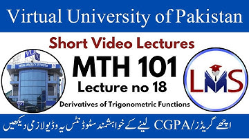 MTH101 Lecture 18 || MTH101 Short Lecture 18 || MTH101 Calculus And Analytical Geometry