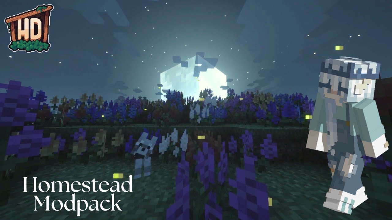 Minecraft Homested Homestead Adventure🪴| Ep.1 | Minecraft Homestead Modpack - YouTube