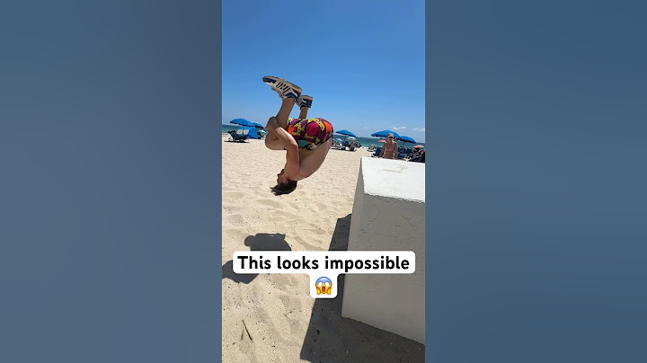 Bro did a backflip off his hands!