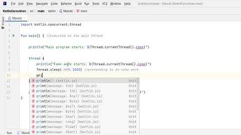 How to implement Coroutines in Kotlin?
