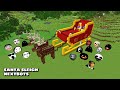 SURVIVAL SANTA SLEIGH HOUSE WITH 100 NEXTBOTS in Minecraft - Gameplay - Coffin Meme