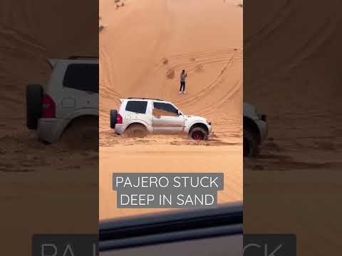 Pajero stuck deep