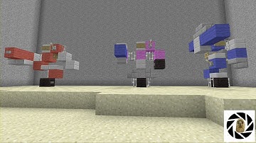 Minecraft - How To Build Transformers 2 Arcee Sisters Robot Mode!