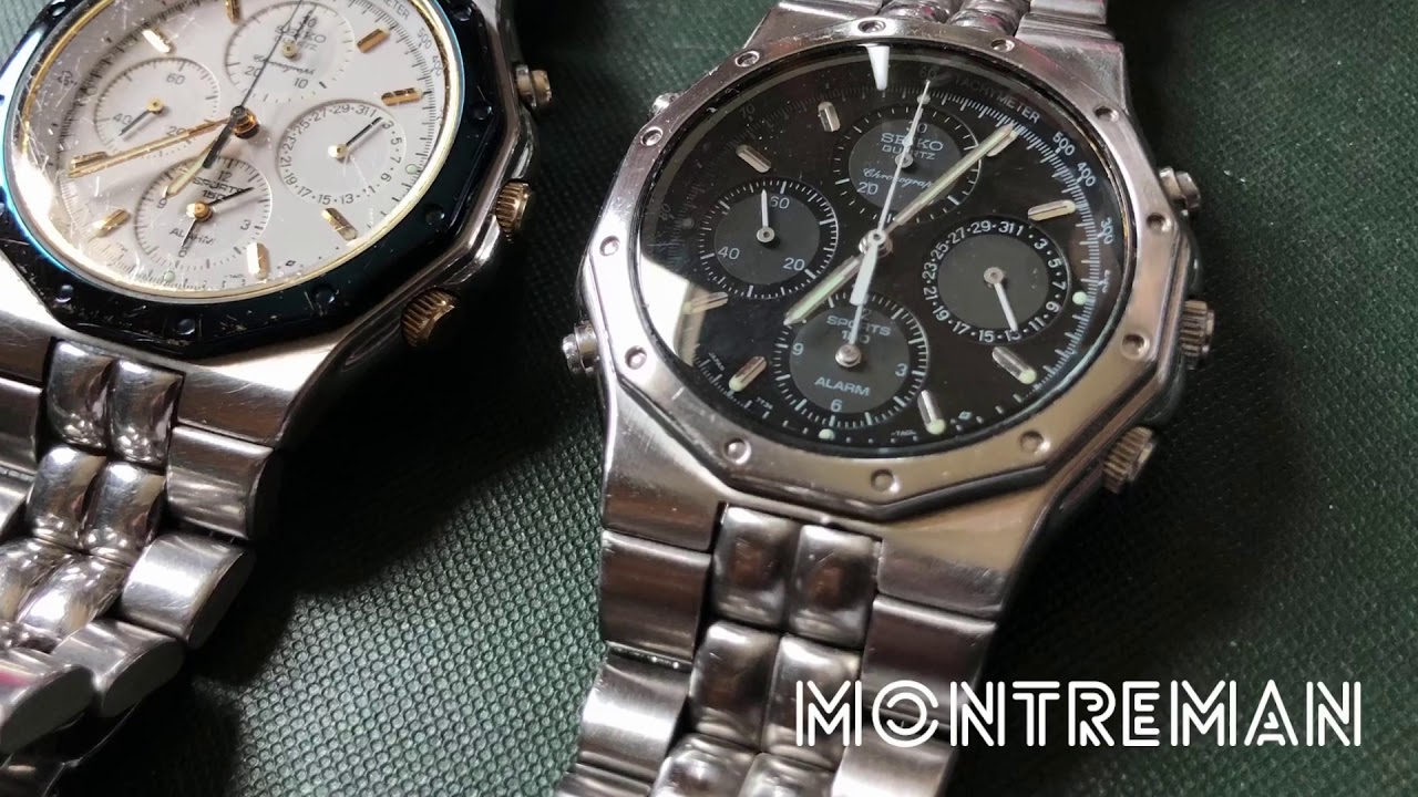 Seiko polygon chronograph, alternative for AP Royal Oak, Laureato, and  Bvlgari Octo - YouTube