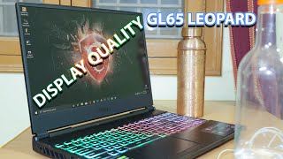 MSI GL65 Leopard laptop Display - sRGB, Adobe RGB, Brightness Nits, refresh rate - Comparing Dell G3