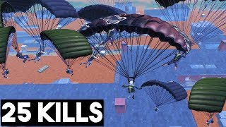MY BEST BOOTCAMP LANDING! | 25 KILLS SOLO vs SQUAD | PUBG Mobile