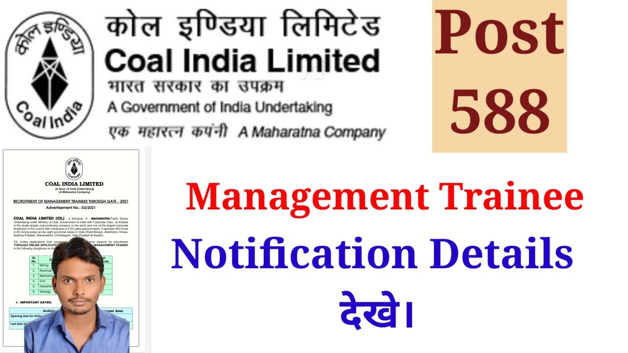 CIL RECRUITMENT 2021/ COAL INDIA LIMITED VACANCY/ Salary-60,000₹ /B.E,B.Tech PSU vacancy