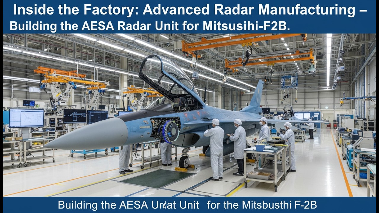 Inside the F-2B: Manufacturing the Advanced AESA Radar & Thousands of T/R Modules