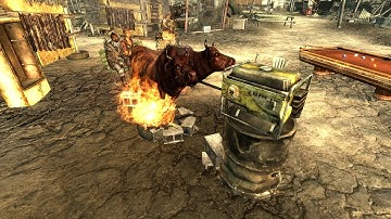 FO3 Mods - Fo3 Brahmin Rotisserie Animated by Ashens2014