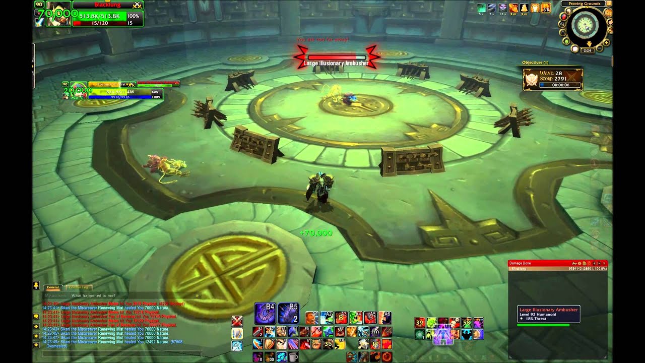 Proving Grounds - Endless Tank - Waves 21-37 (Prot Warrior PoV)