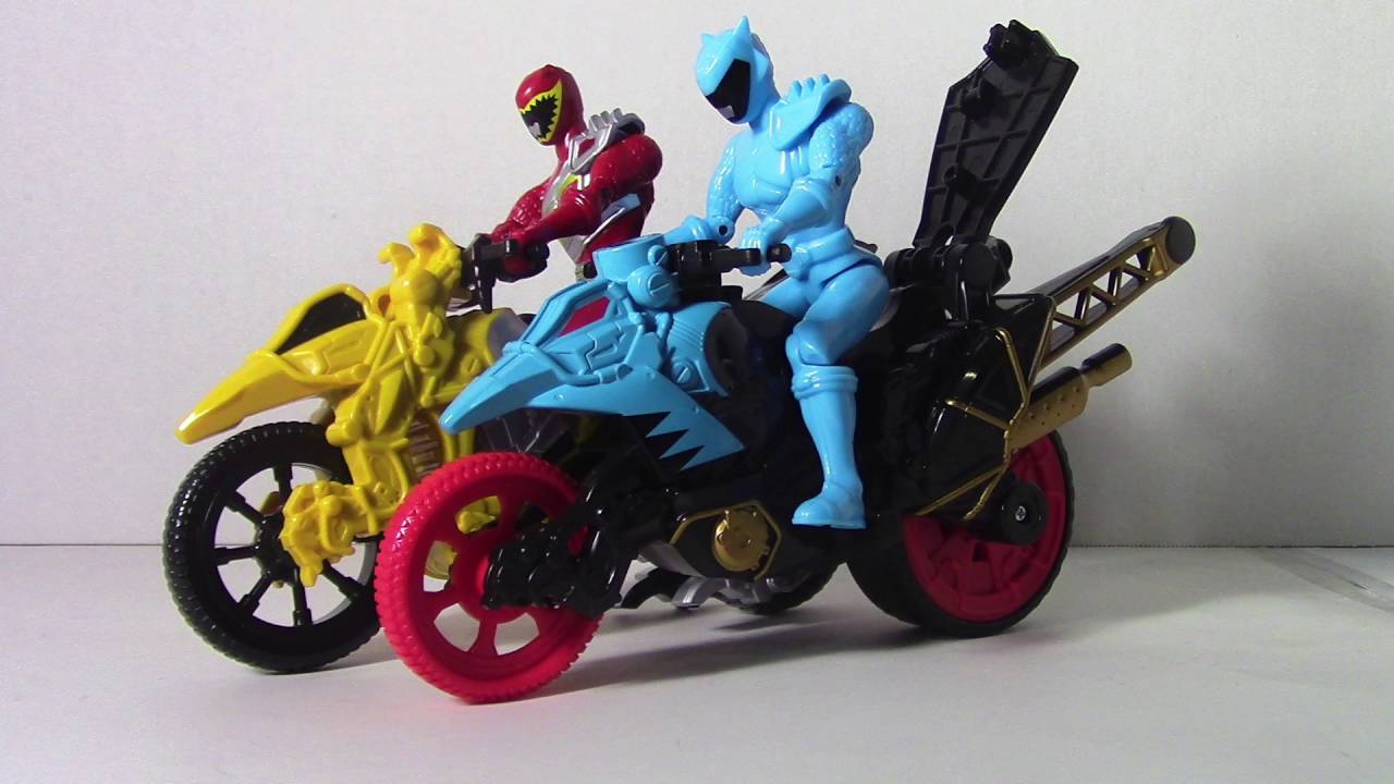 power rangers ride on motorbike