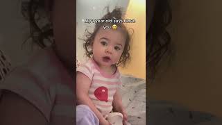 Cutest baby trying to say I LOVE YOU ? babyboy babylove babygirl cutebaby toddlers parenting