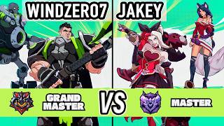 2XKO Season 2 ▰ Windzero7 (Darius / Blitzcrank) vs JakeyTheSnakey (Jinx / Ahri) ▰High Level Gameplay