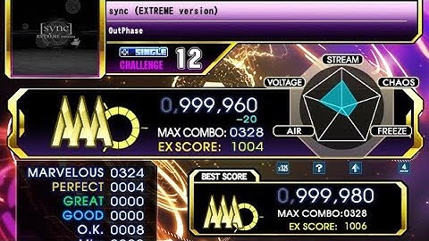 【DDR A3】sync (EXTREME version)(CHALLENGE)