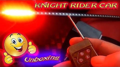 Luces led para regalar (luz del coche fantástico) KNIGHT RIDER CAR