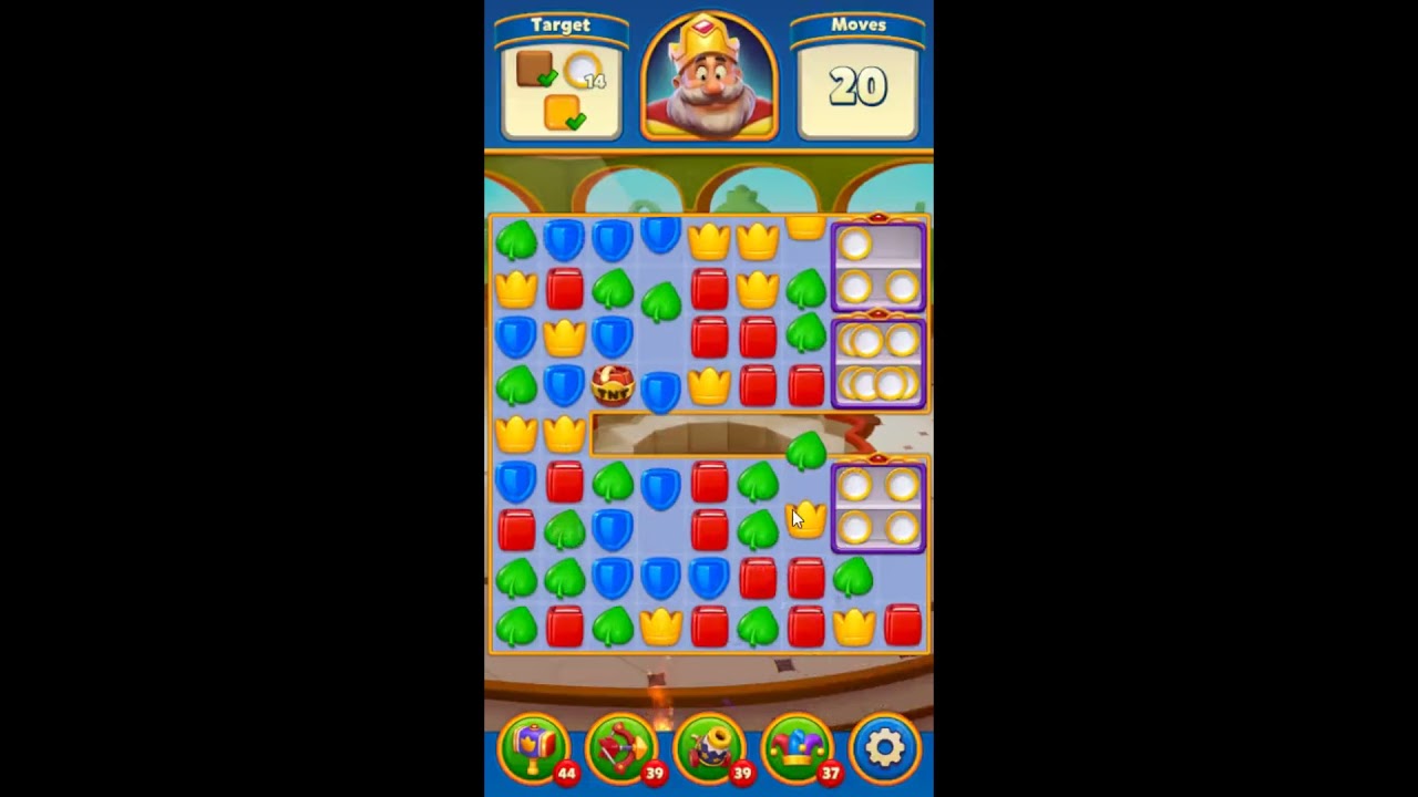 Royal Match Level 774 - NO BOOSTERS GAMEPLAY 👑 | SKILLGAMING ✔️