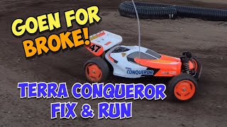 e136: Vintage Tamiya Terra Conqueror Quick Fix & Track Run