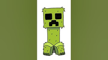How to Draw a Minecraft Creeper | Step-by-Step Tutorial for Beginners