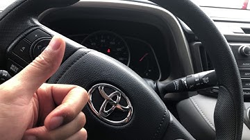 Toyota RAV4 – How to use the windshield washer fluid