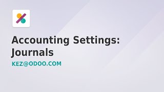 Accounting Settings: Journals - Odoo 17 (Part 2 of 5)