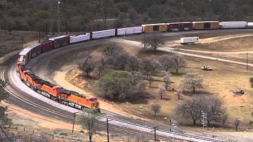 Cold - BNSF manifest, Tehachapi Loop, 02APR14