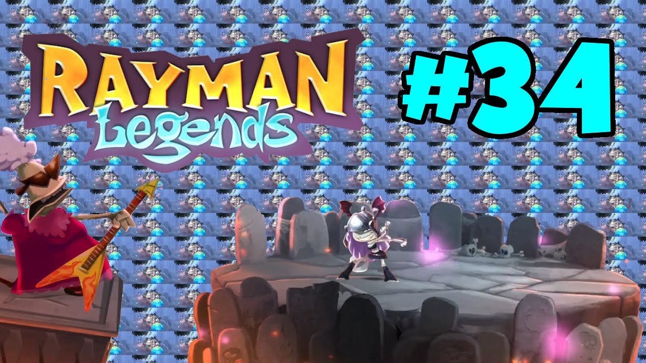 Rayman Legends - #34 - Living Dead Party - 8 Bit Editions - 700