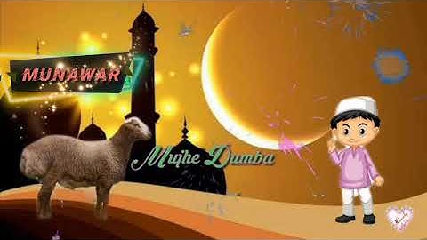 Munawar Name Eid ul Adha Mubarak Whatsapp Status & Tik-Tok Status