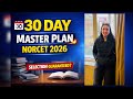 NORCET 2026 Last 1 Month Master Plan | Daily Study Timetable + Revision Strategy