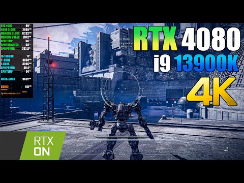 ARMORED CORE 6 FIRES OF RUBICON : RTX 4080 + i9 13900K ( 4K Maximum Settings / RTX ON )