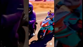 🐱 🐯 Deebo the Tabby Cat &amp; MrTiggy the Tiger Cub | Ep 52 “Road Rash.” #motorcycle #orangecat #fyp