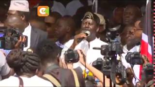 Kinara Wa Nasa Raila Odinga Ala Kiapo Kama Rais Wa Wananchi
