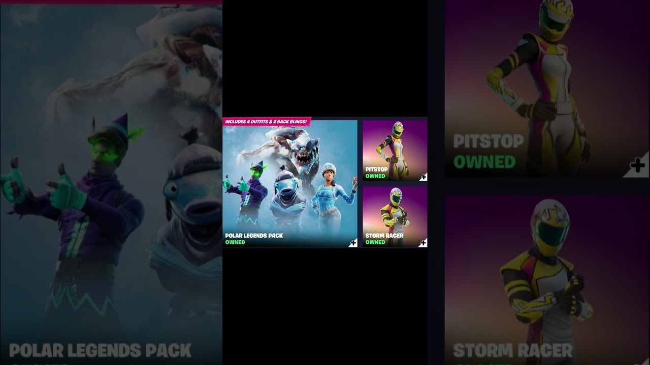 The Polar Legends Pack & Road Crew skins are back in the 