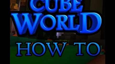Cube World How To - Respecing Characters (redoing skill points)