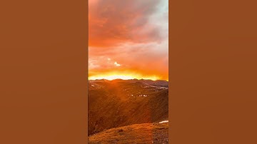 Nature’s Diwali 🌞 | Sunrise Over Mountains | Meditation Music & Peaceful Nature 🌿 #nature #shorts